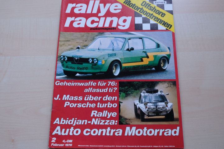 Deckblatt Rallye Racing (02/1976)